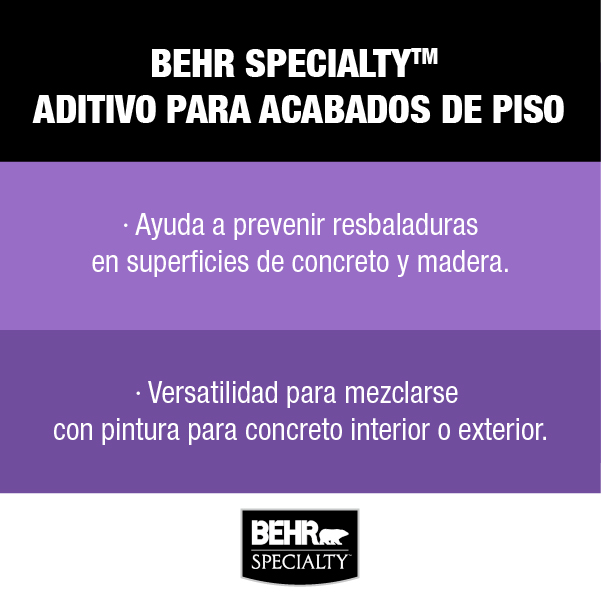 Behr Specialty Aditivo Acabado Piso Home Depot México
